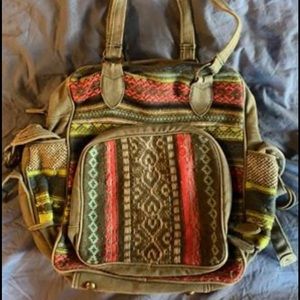 Free People Canvas Knit Tote